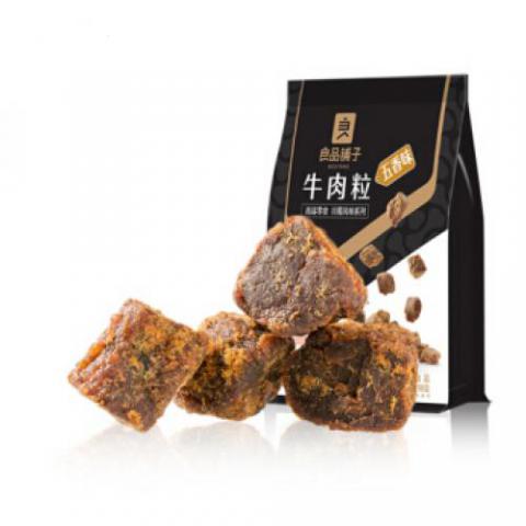 良品铺子 牛肉粒五香味肉干肉脯 牛肉干独立小包装肉类熟食 休闲零食98g
